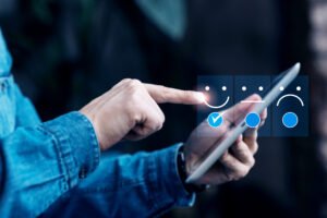 collage du concept d experience client